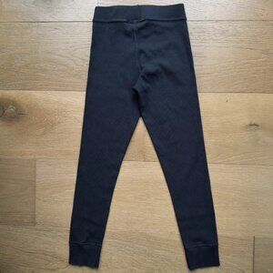 Share Hanna Andersson Leggings Pants Ribbed Black Stretch Premium Girls 6/7 120c